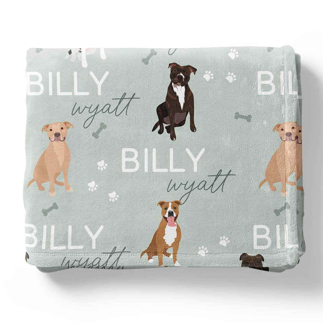 Personalized Kids Blankets | Dog Breeds - Part 1
