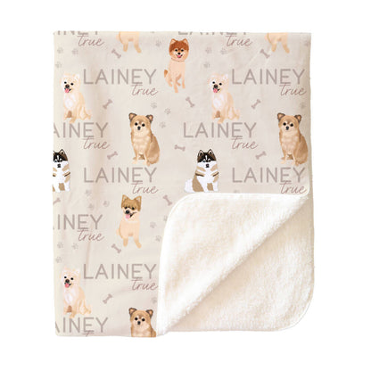 Personalized Kids Blankets | Dog Breeds - Part 1