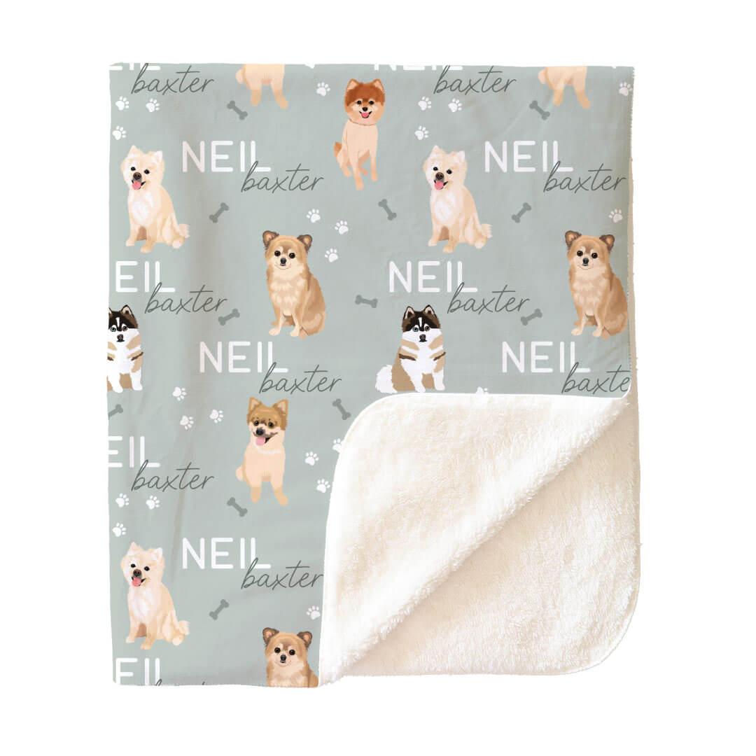 Personalized Kids Blankets | Dog Breeds - Part 1