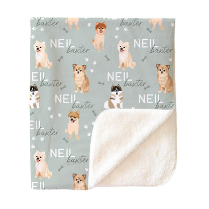 Personalized Kids Blankets | Dog Breeds - Part 1