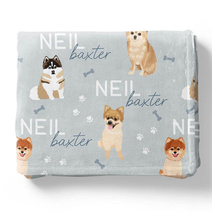 Personalized Kids Blankets | Dog Breeds - Part 1