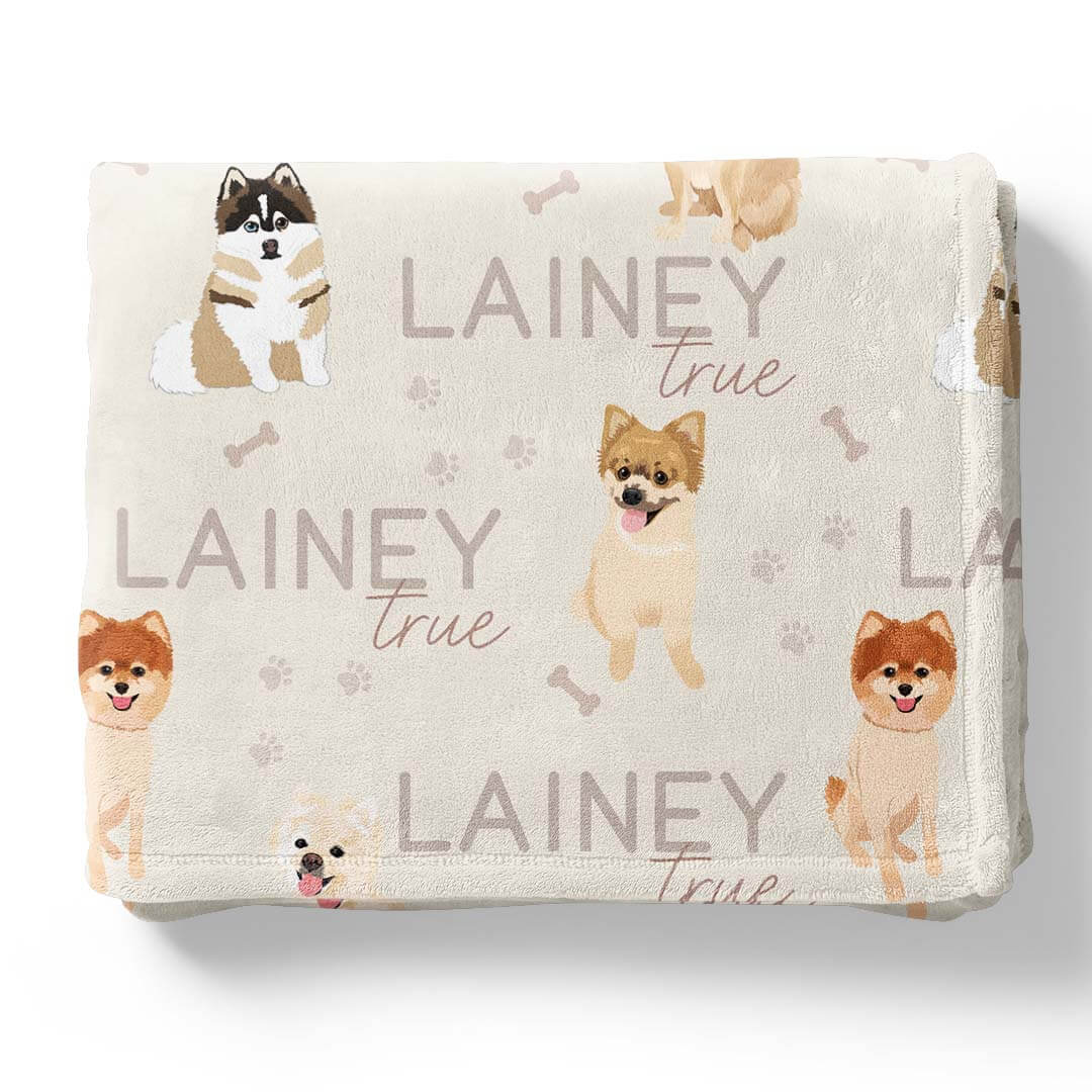 Personalized Kids Blankets | Dog Breeds - Part 1