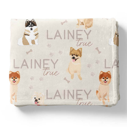 Personalized Kids Blankets | Dog Breeds - Part 1