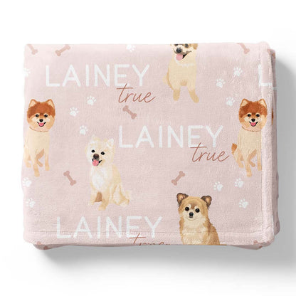Personalized Kids Blankets | Dog Breeds - Part 1