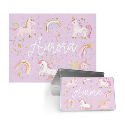 Kids Personalized 30 Piece Puzzle | Rainbow Magic