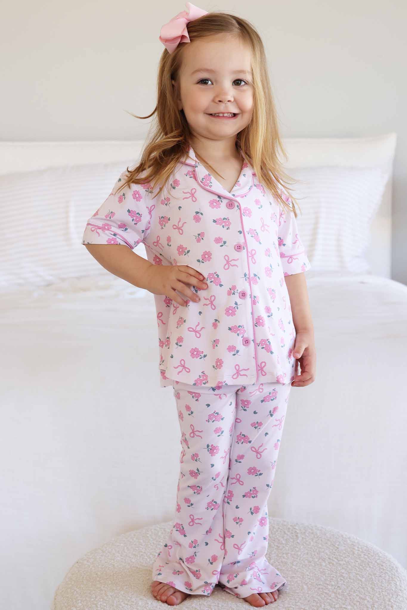 Girl's Two Piece Flare Lounge Sets