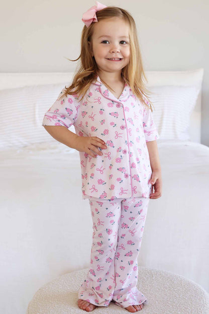 Girl's Two Piece Flare Lounge Sets