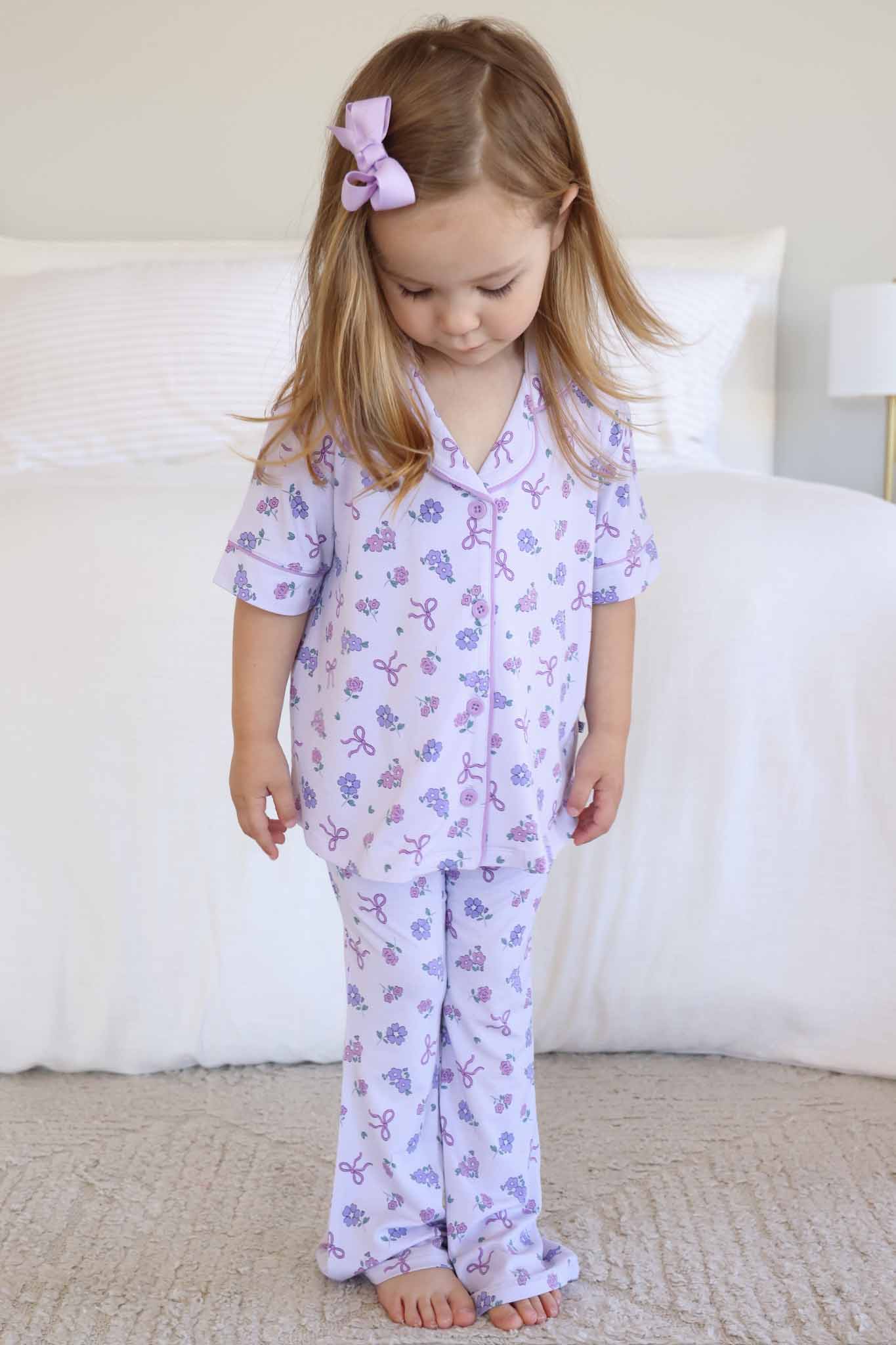 Girl's Two Piece Flare Lounge Sets