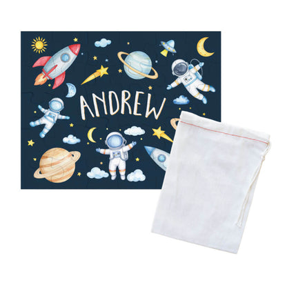 Kids Personalized 30 Piece Puzzle | Rocket Adventure