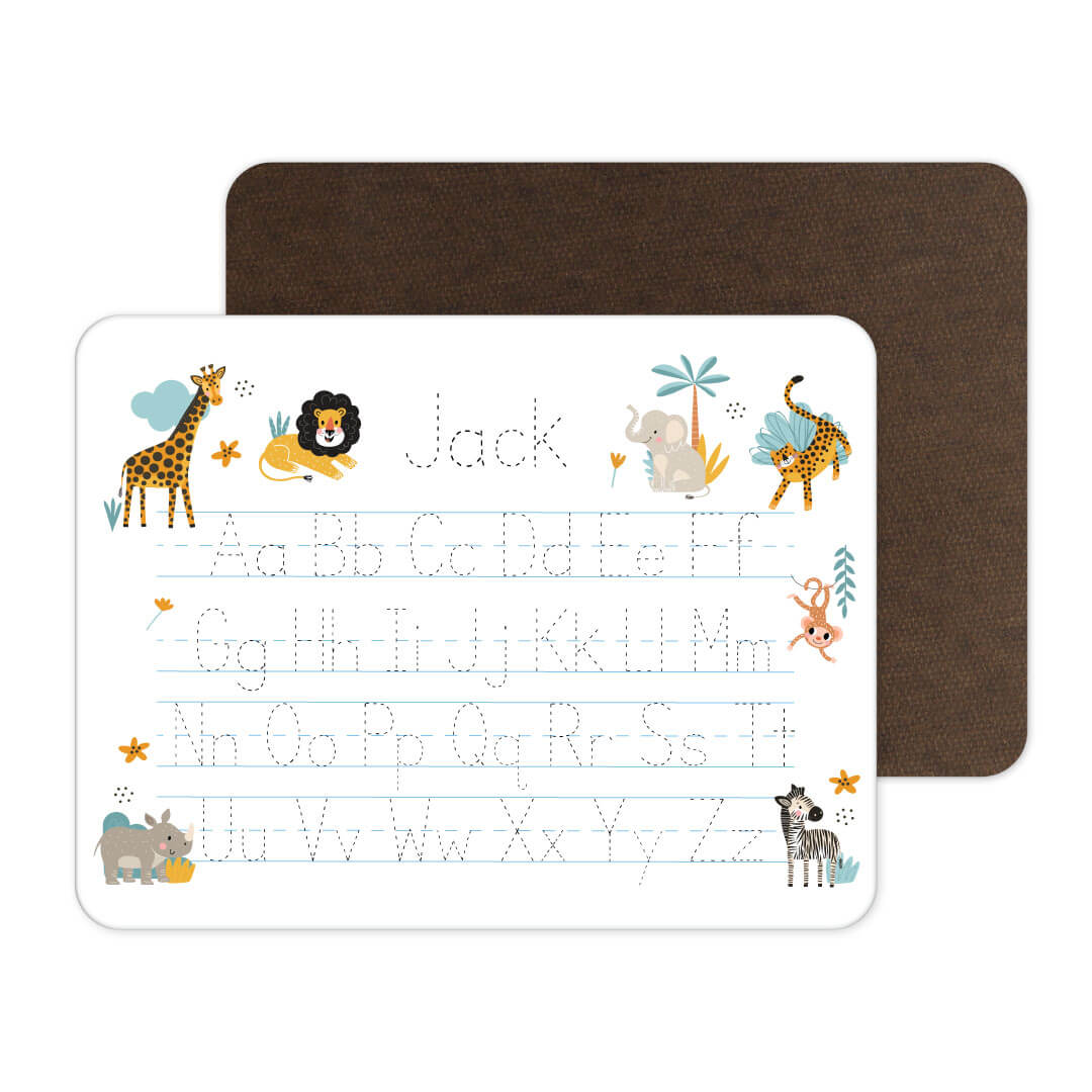 Kids Personalized Whiteboard | Safari Adventure