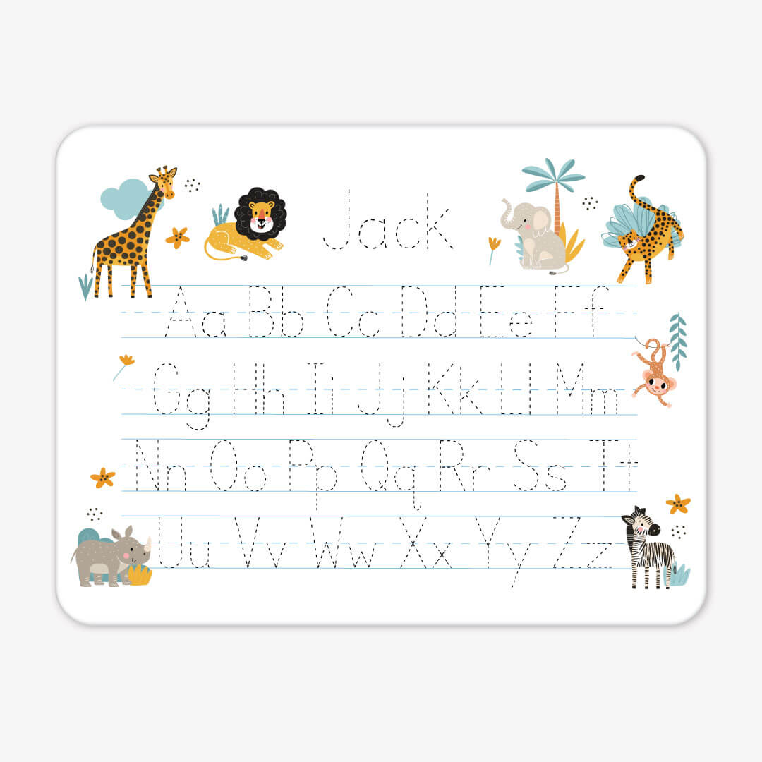 Kids Personalized Whiteboard | Safari Adventure