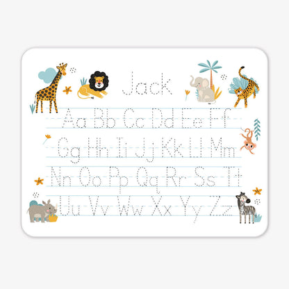 Kids Personalized Whiteboard | Safari Adventure