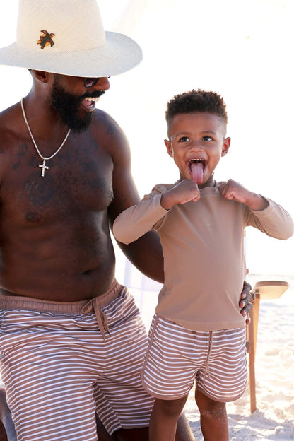 Men's Swim Trunks | Sandy Stripes