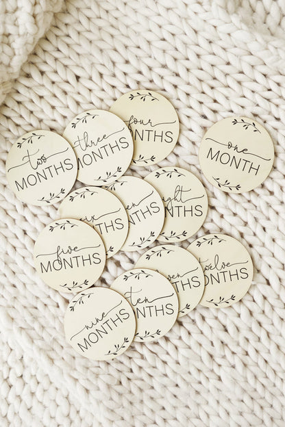 Monthly Milestone Wood Announcement | Leafy
