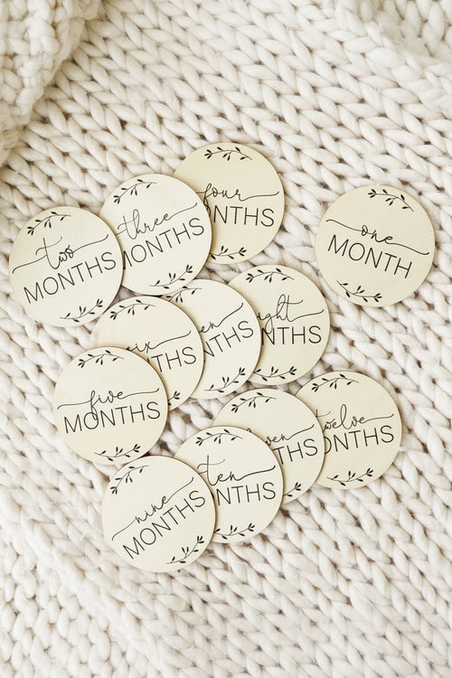 Monthly Milestone Wood Announcement | Leafy