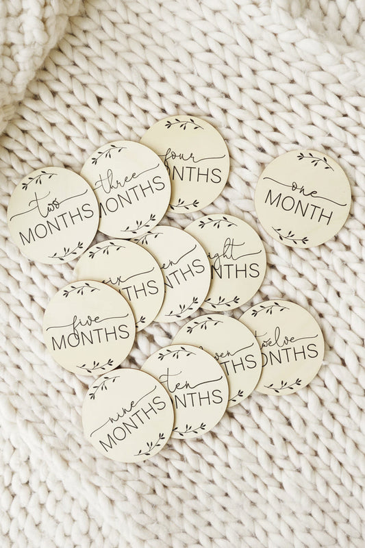 Monthly Milestone Wood Announcement | Leafy