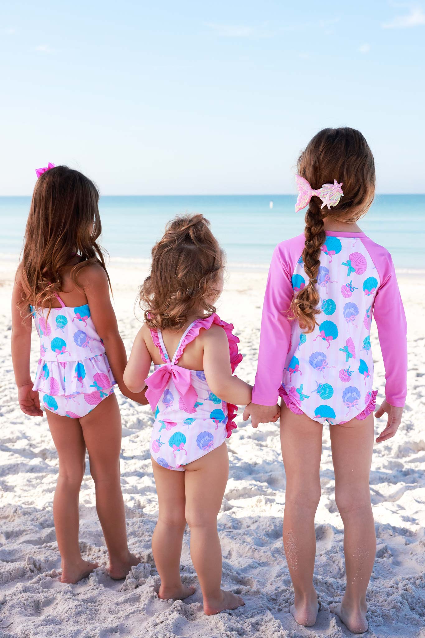 Long Sleeve Rash Guard with Front Zipper | Seaside Sweetie