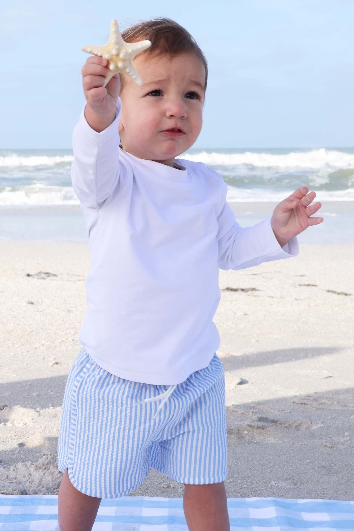 Long Sleeve Rash Guard Shirt | White