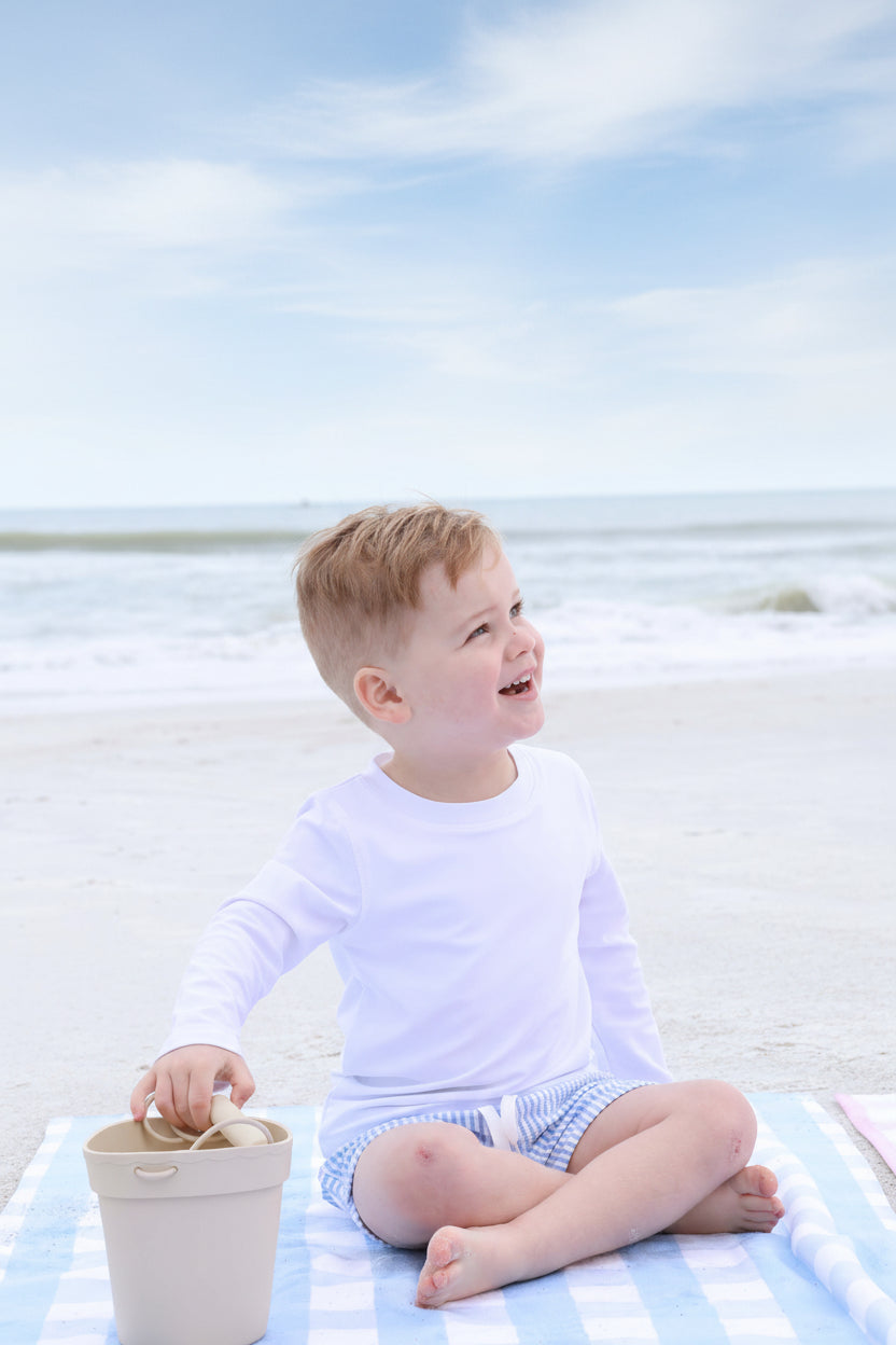 Long Sleeve Rash Guard Shirt | White