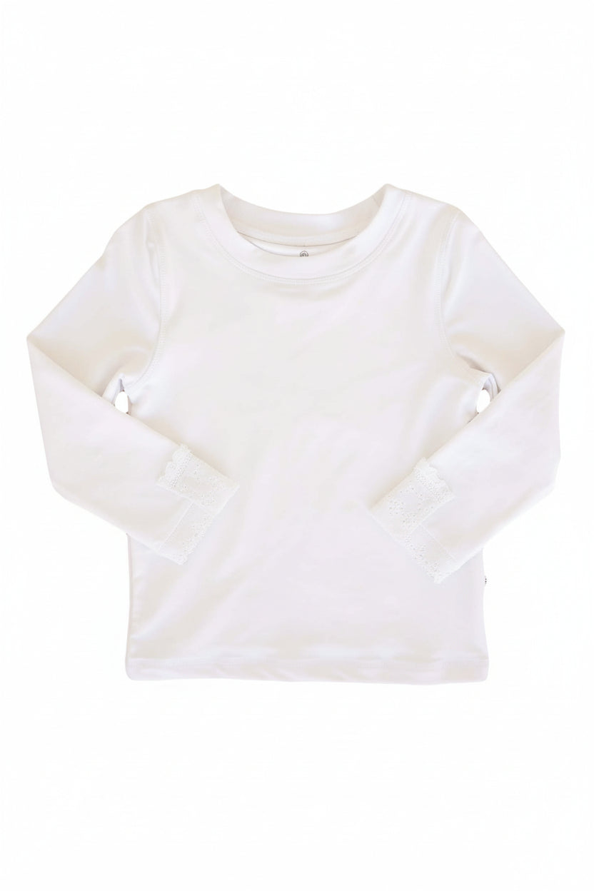 Long Sleeve Rash Guard Shirt | White