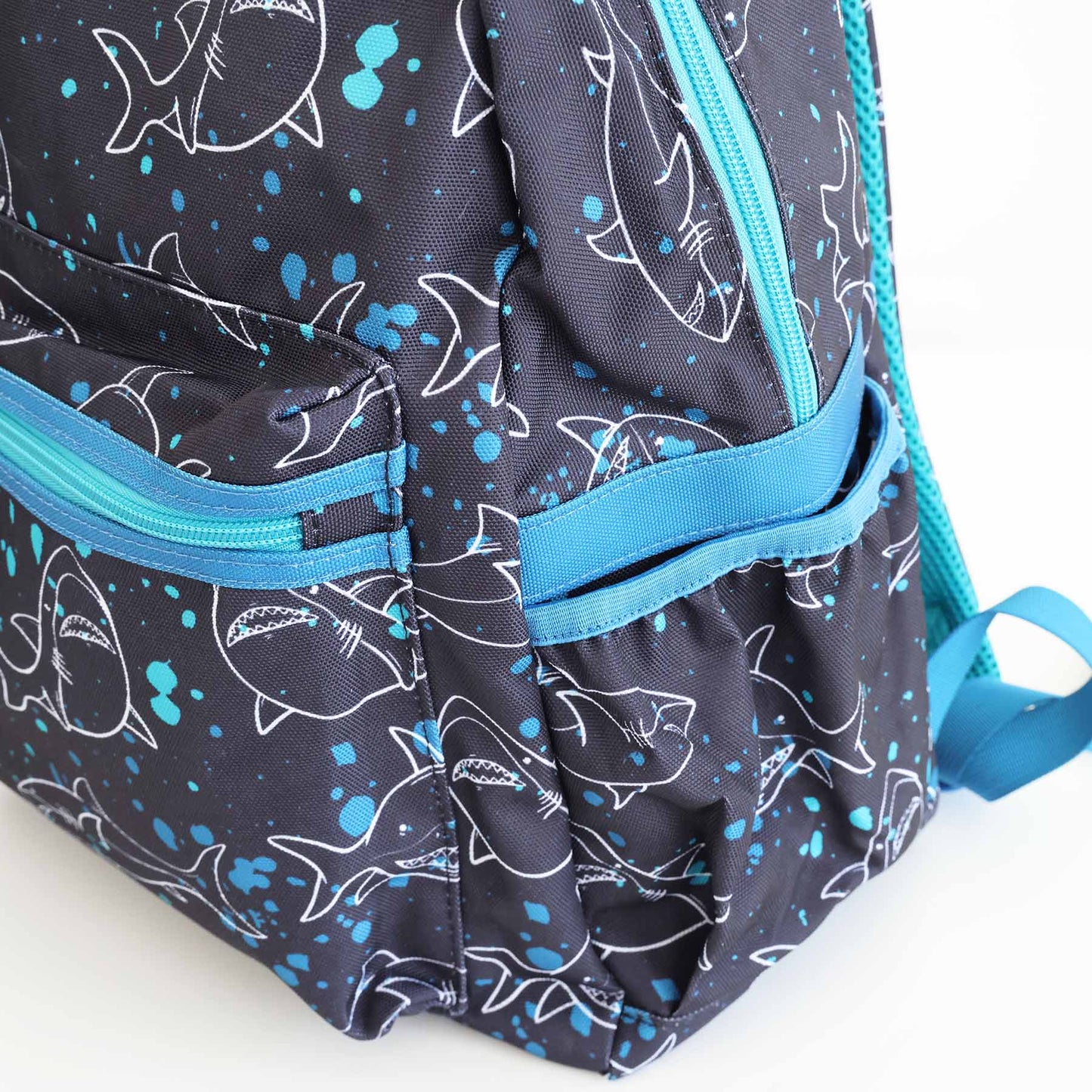 Kids Embroidered Backpack | Shark Attack