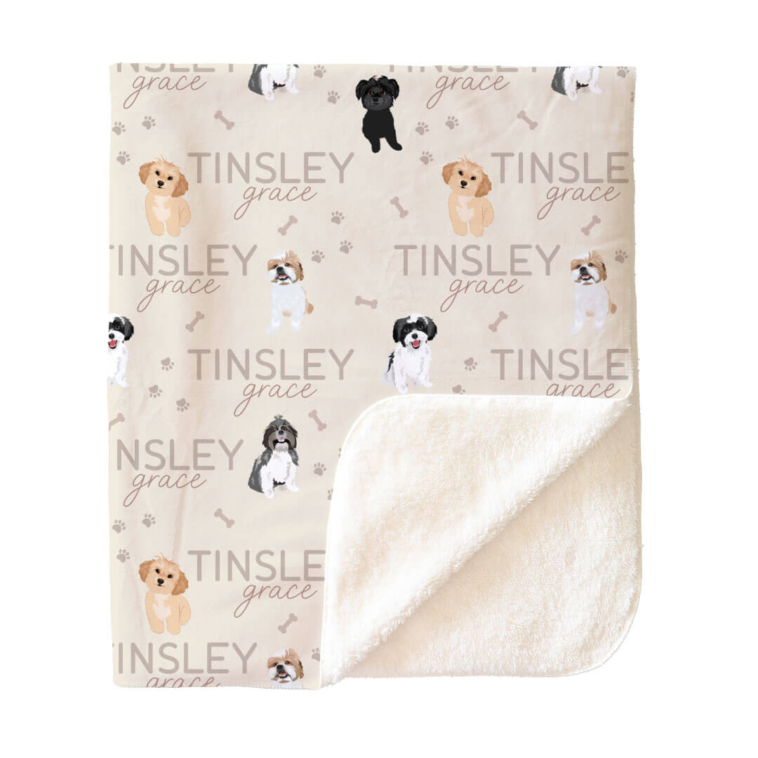 Personalized Kids Blankets | Dog Breeds - Part 1