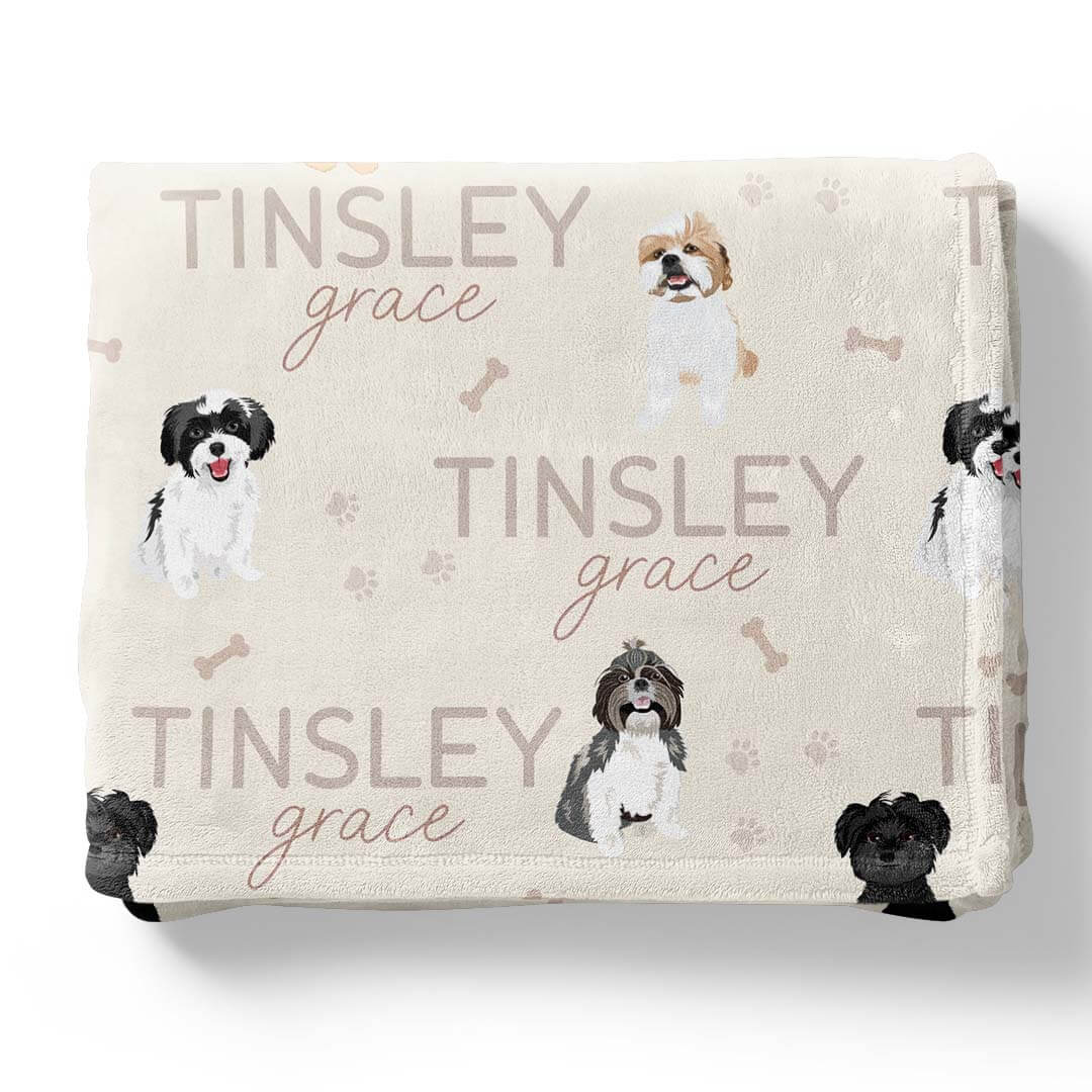 Personalized Kids Blankets | Dog Breeds - Part 1