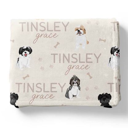 Personalized Kids Blankets | Dog Breeds - Part 1