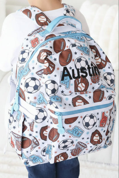 Kids Embroidered Backpack | Half Time