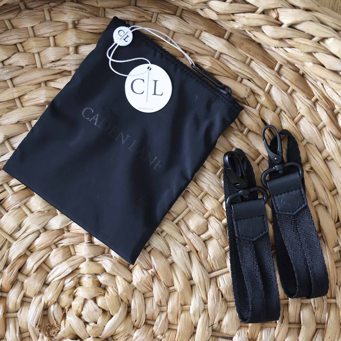 Diaper Bag Stroller Straps | Black