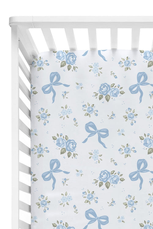 Crib Sheet | Tied In Blooms
