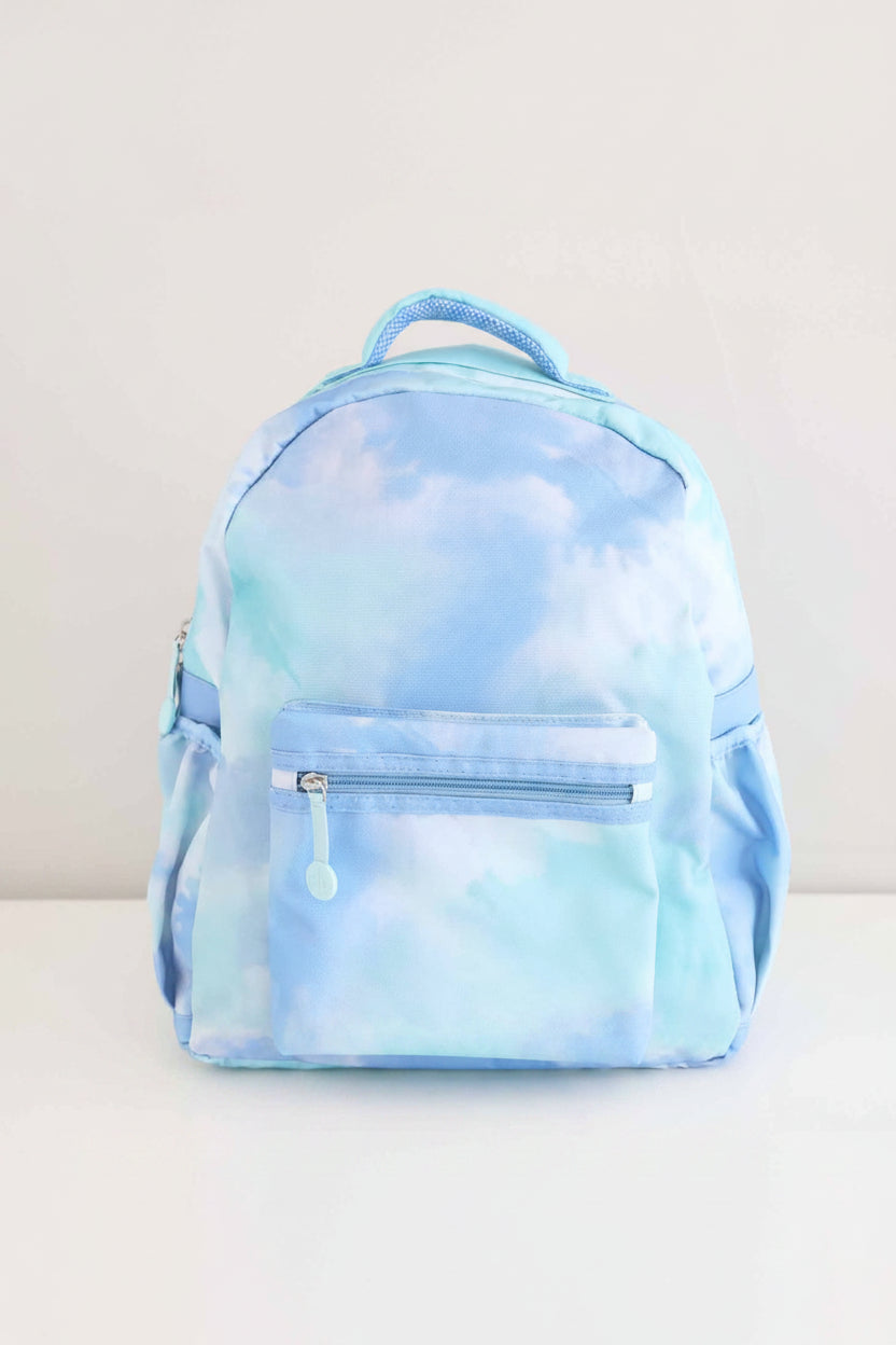 Kids Embroidered Backpack | Tie-Dye Skies