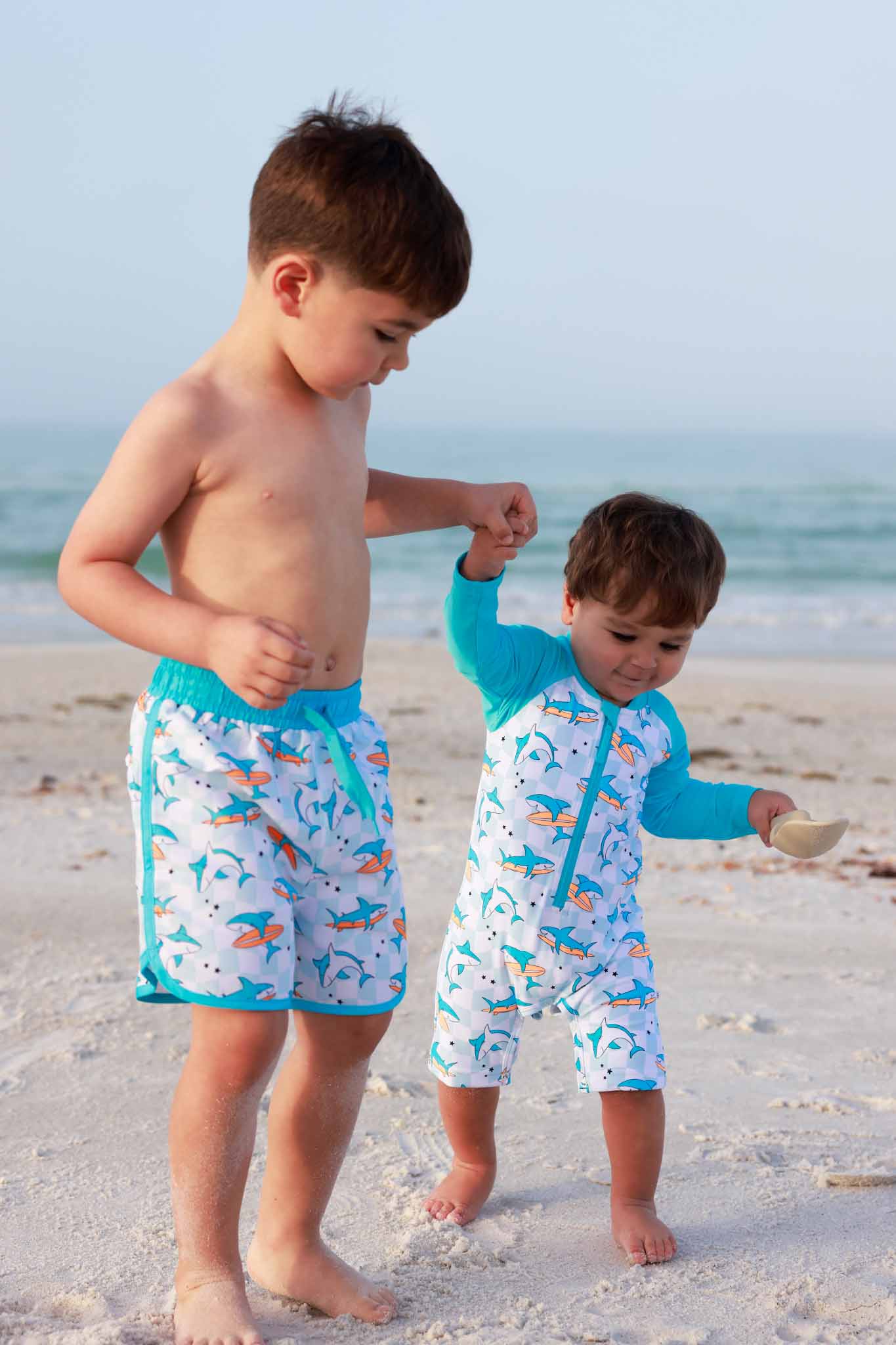 Boy's Swim Trunks | Totally Jawsome