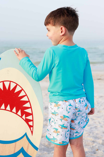 Boy's Swim Trunks | Totally Jawsome