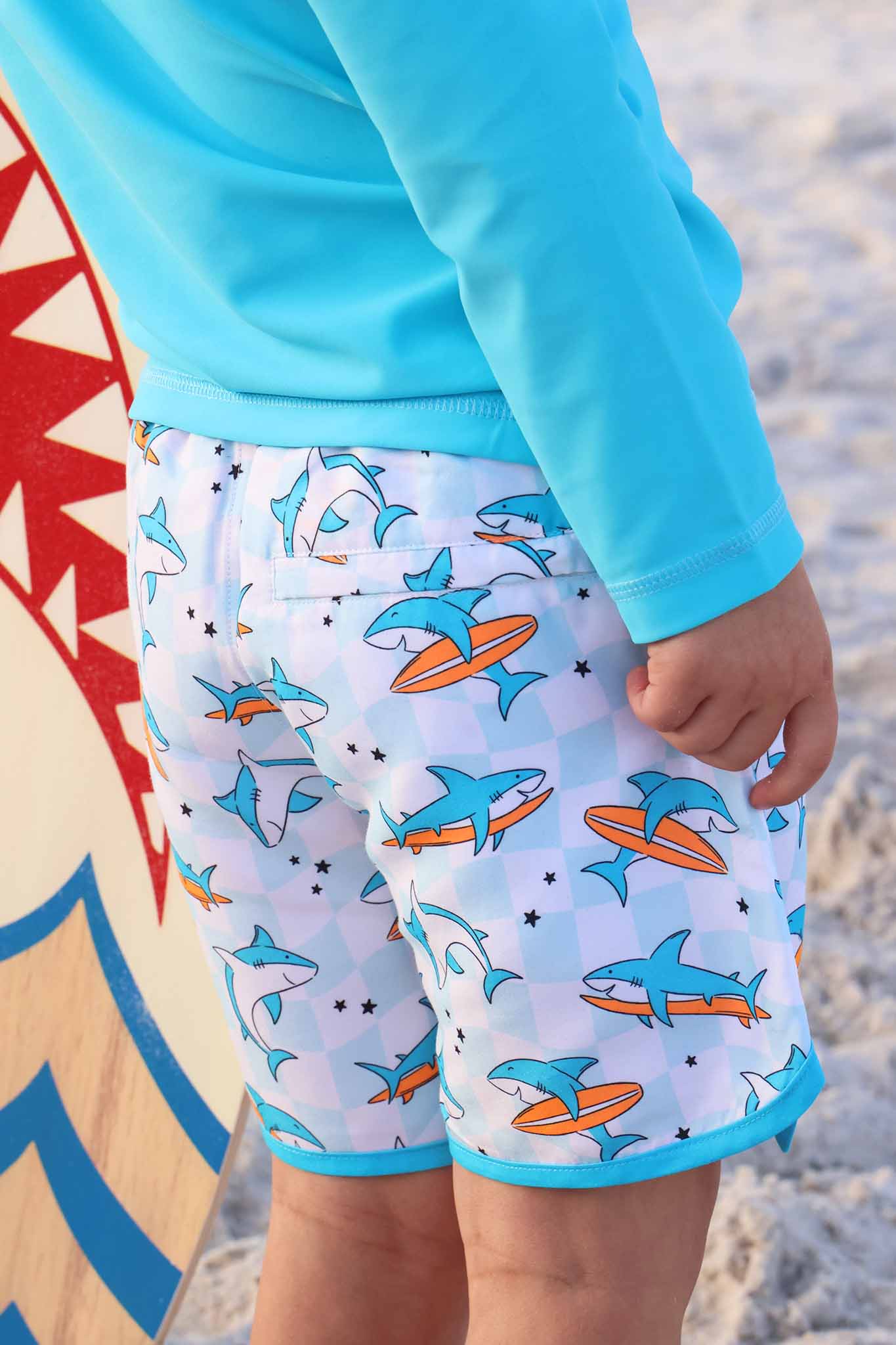 Boy's Swim Trunks | Totally Jawsome