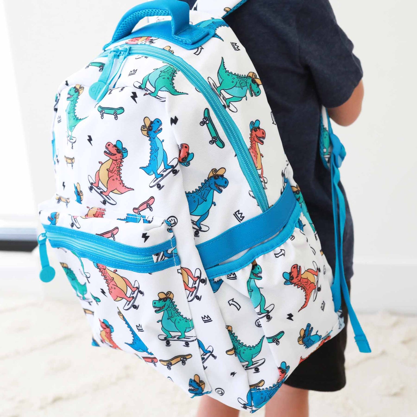 Kids Embroidered Backpack | Totally T-Rex