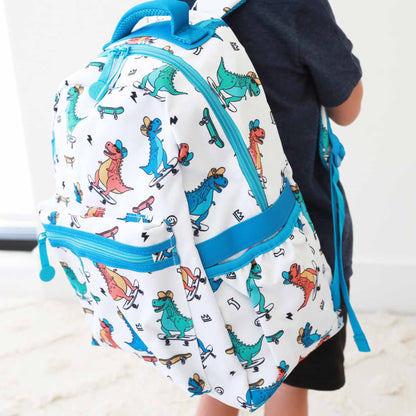 Kids Embroidered Backpack | Totally T-Rex