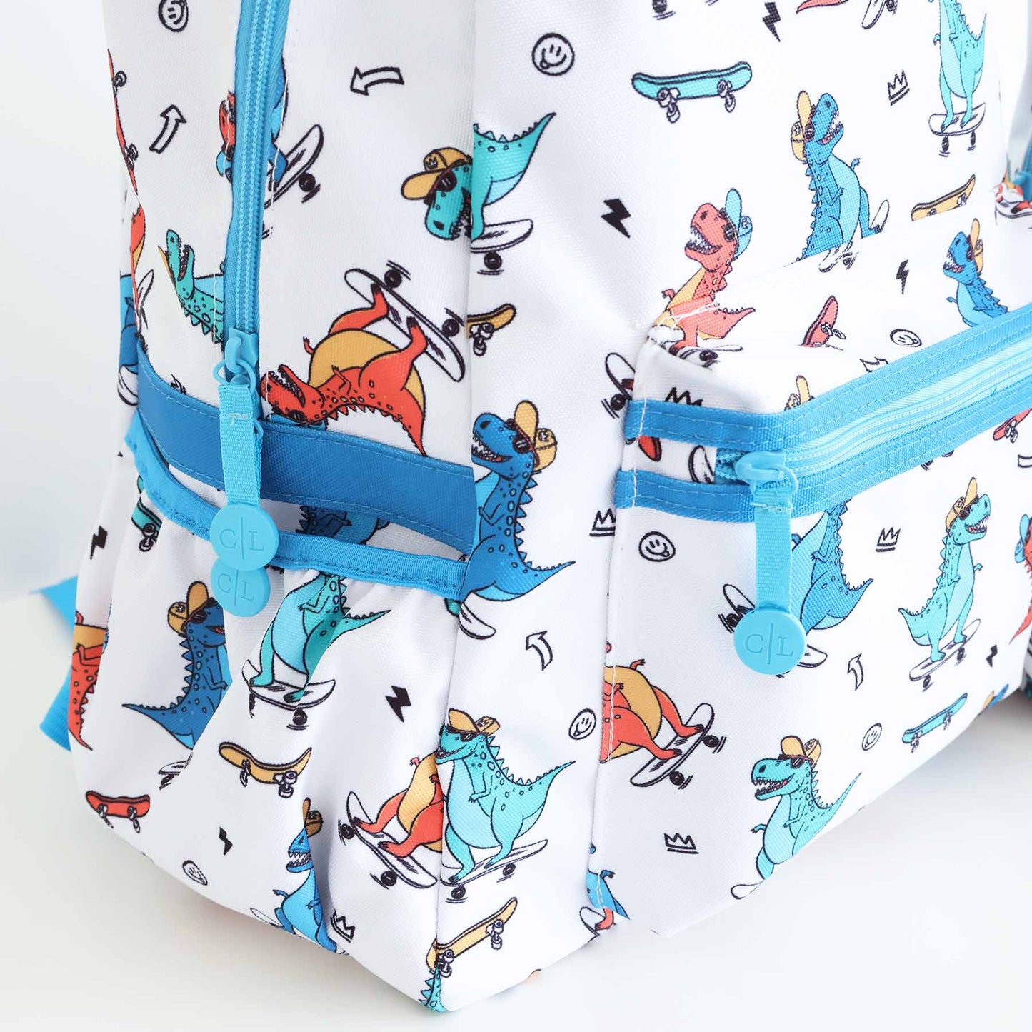Kids Embroidered Backpack | Totally T-Rex