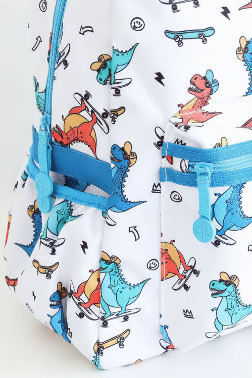 Kids Embroidered Backpack | Totally T-Rex