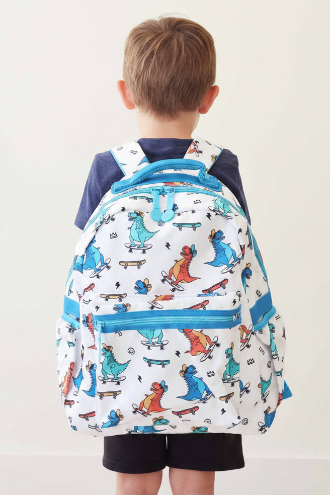 Kids Embroidered Backpack | Totally T-Rex