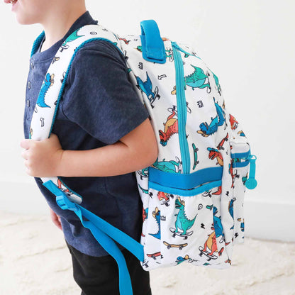 Kids Embroidered Backpack | Totally T-Rex