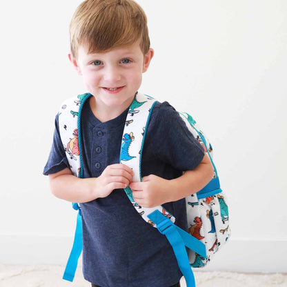 Kids Embroidered Backpack | Totally T-Rex