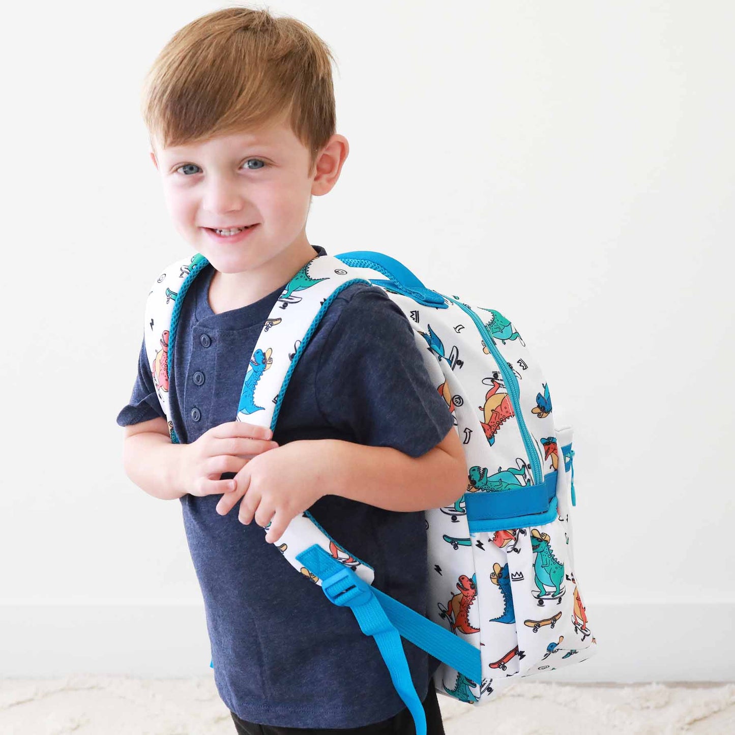 Kids Embroidered Backpack | Totally T-Rex
