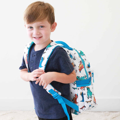 Kids Embroidered Backpack | Totally T-Rex