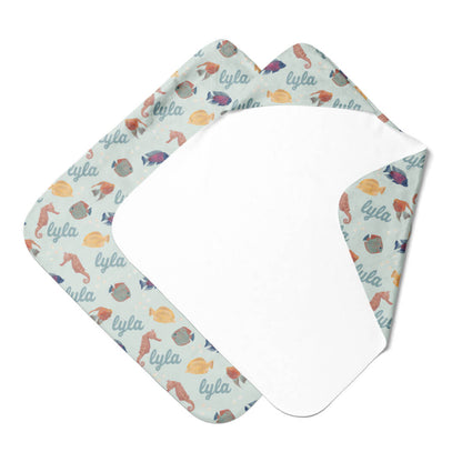 Personalized Hooded Towel | Tropical Fish