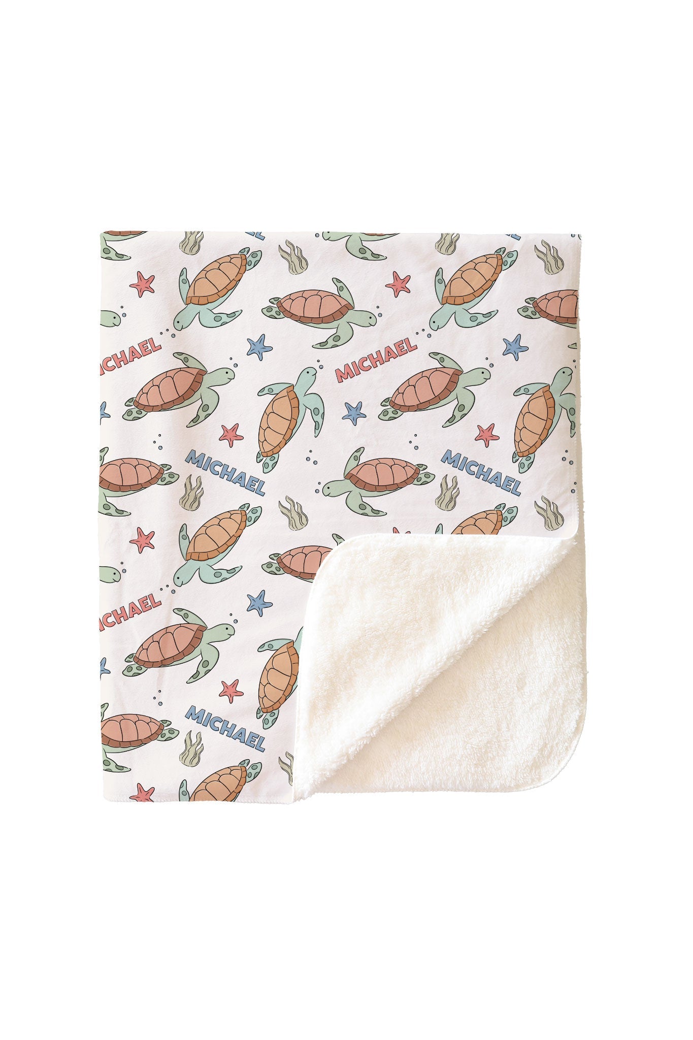 Personalized Kids Blanket | Turtley Rad