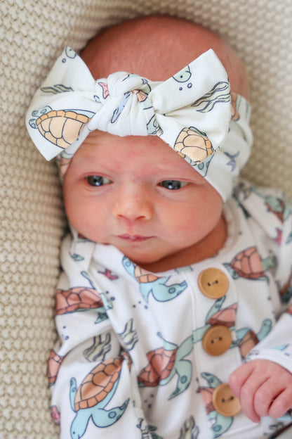 Knit Large Bow Headwrap | Turtley Rad