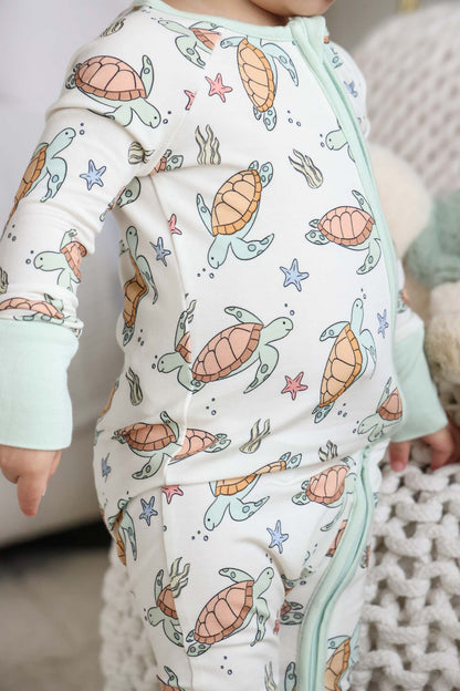 Convertible Zip Romper | Turtley Rad