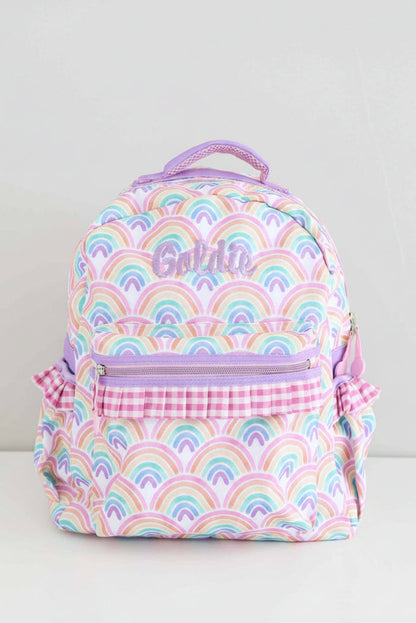 Kids Embroidered Ruffle Backpack | Day Dream