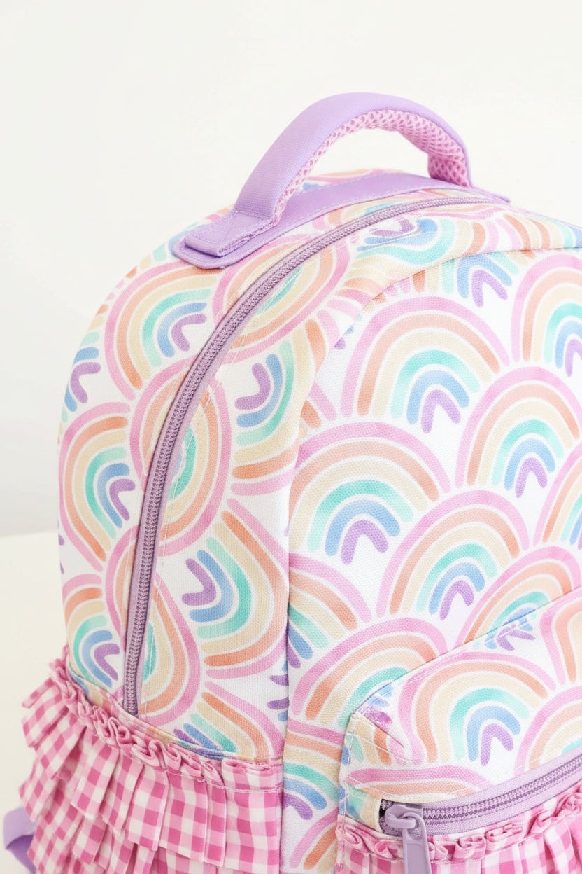 Kids Embroidered Ruffle Backpack | Day Dream